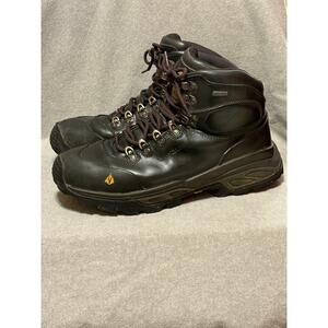 Vasque Size 9.5 Wide Men’s Leather Waterproof Gore-Tex Hiking Boots SEE PHOTOS.